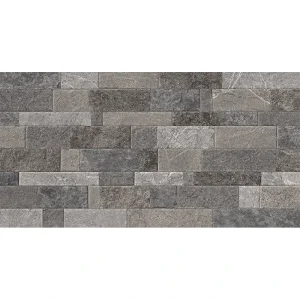 Revestimento Cerâmico Seaton Gray 39x75cm Rústico Retificado