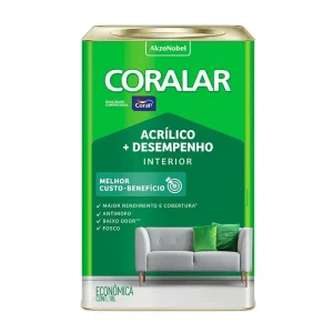Tinta Acrílica Interior Coralar Fosco 18L Verde Vale AkzoNobel